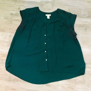 Deep Green Blouse, H&M Conscious Collection